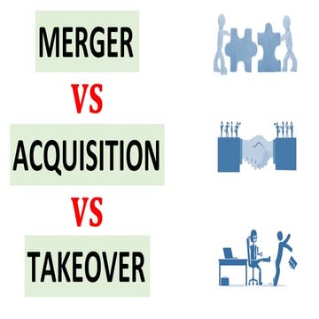 Merger vs Acquisition vs Takeover  .pptx