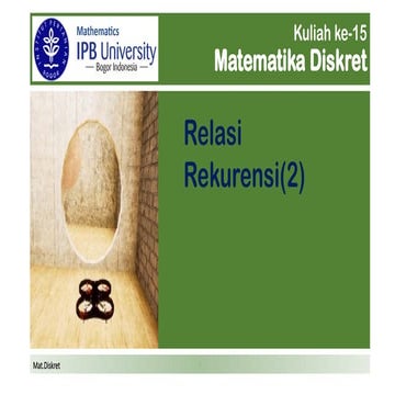 Relasi Rekurensi | PDF