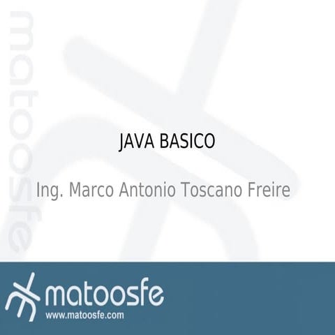 Fundamentos de Java