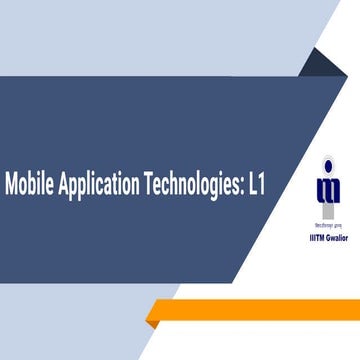 Comprehensive Introduction to Mobile App Development with Kotlin and Android Studio | PDF