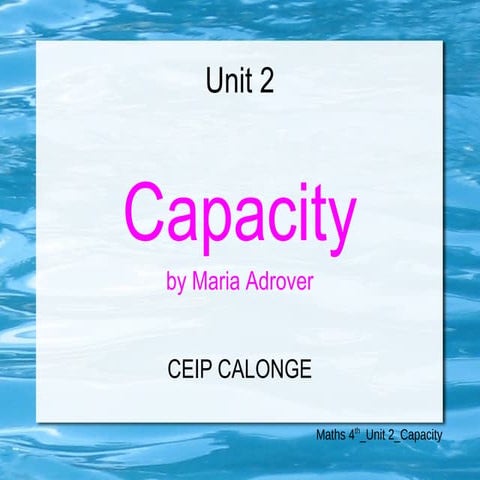 Mat 4th ud2_capacity_presentation | ODP