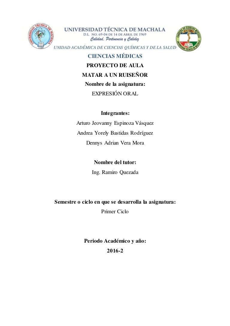 Matar A Un Ruisenor Final