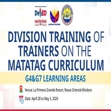 Matatag Curriculum Plenary_Opening Program [Day 1].pptx