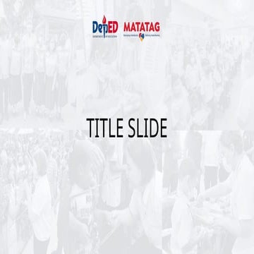 MATATAG presentation and communication template