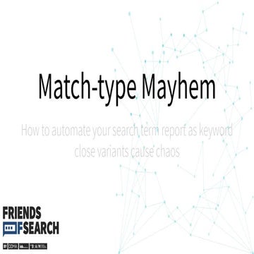What is keywords match type? | PDF