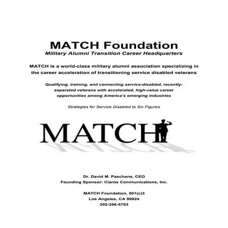 Match Foundation Business Executive Summary 12012008