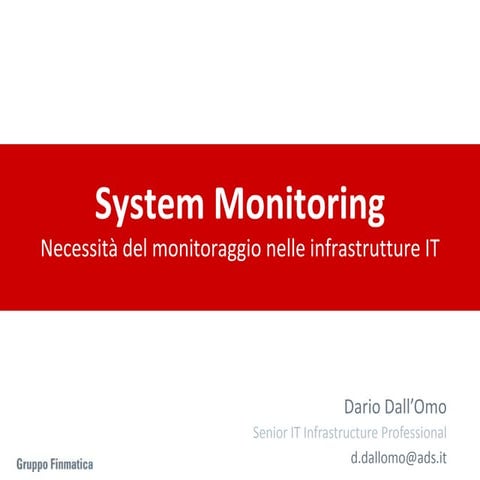 System Monitoring | PDF | Computing | Technology & Computing