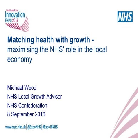 Matching health with growth 