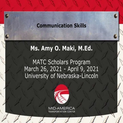 2021 Scholars Program: Ms. Amy Maki, M.Ed.
