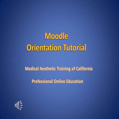 MATC Moodle Tutorial