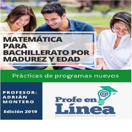 Mate bachillerato profe en linea 2019