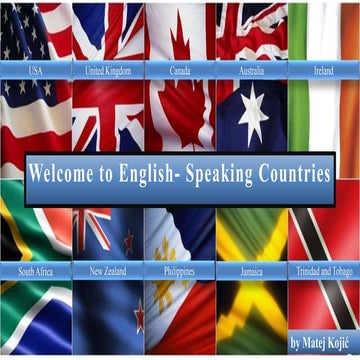 Matej Kojić - Welcome to English Speaking Countries