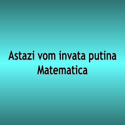 Matematica