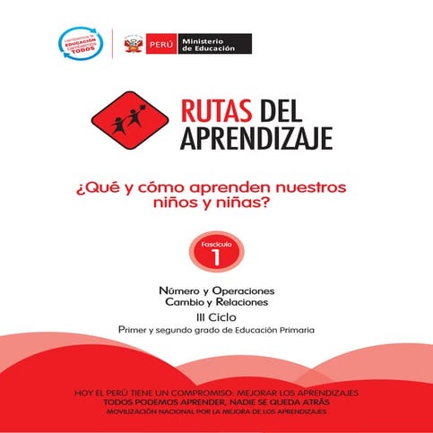 Rutas de Aprendizaje de Matemática del III Ciclo (1er y 2do grado) | PDF