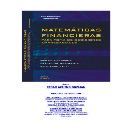 Matematica financiera | PDF