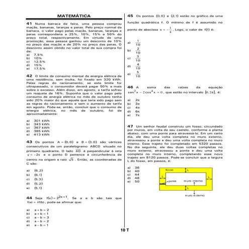 Questões Matematica Fuvest 2002