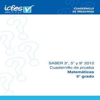 Matematicas 5 2012