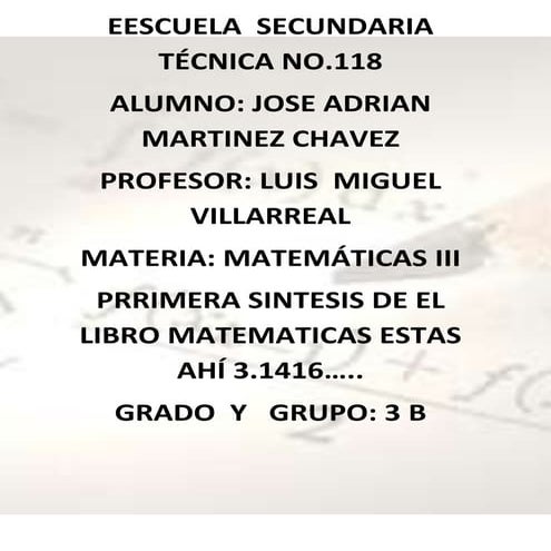 Matematicas estas ahi