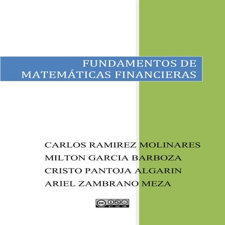Matematicas financieras