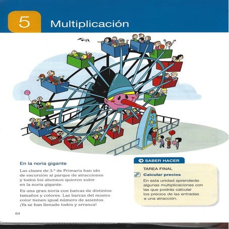 Matemáticas tema 4 SANTILLANA 3 PRIMARIA | PDF