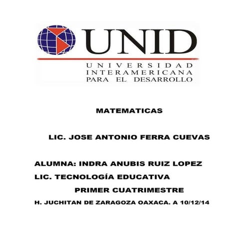 Matematicas trabajo final 2