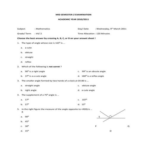 Matematika kelas 7 (bilingual)