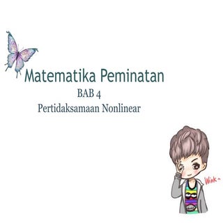 MATEMATIKA PEMINATAN KELAS X BAB 4