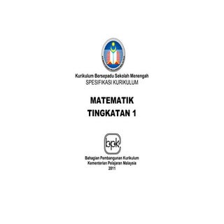 Matematik tingkatan 1