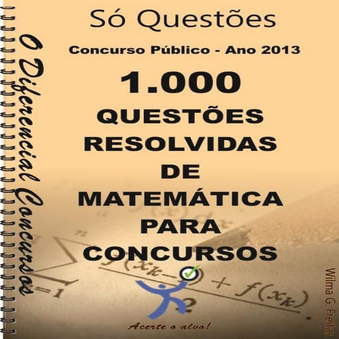 Matemática   1.000 questões comentadas