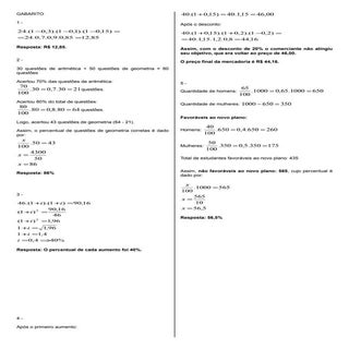 Matemática   rogério - 1º ano