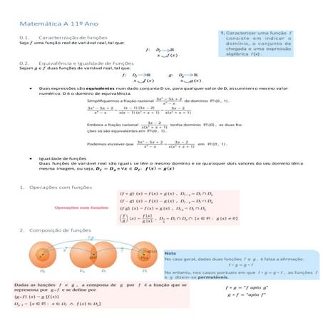 Matemática 11º ano | DOCX