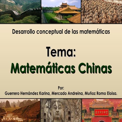 Matemáticas chinas