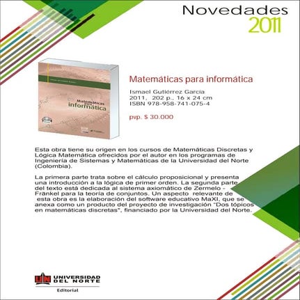 Matemáticas para informática | PDF