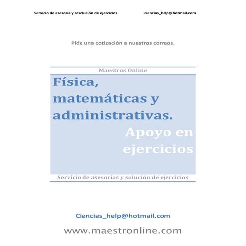 Matemáticas y administrativas