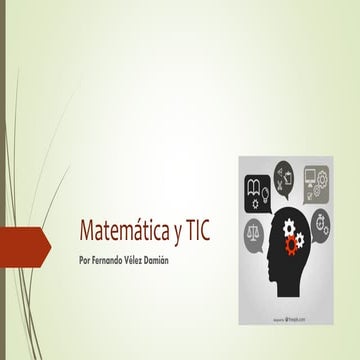 Matemática y tic