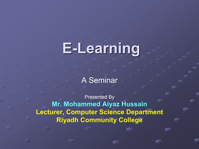 Mater1 elearning
