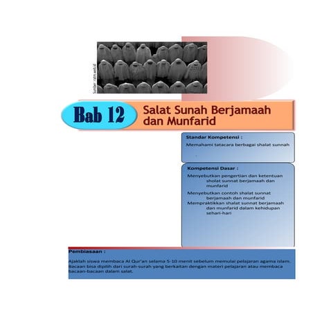 MATERI BAB I SOLAT SUNNAH