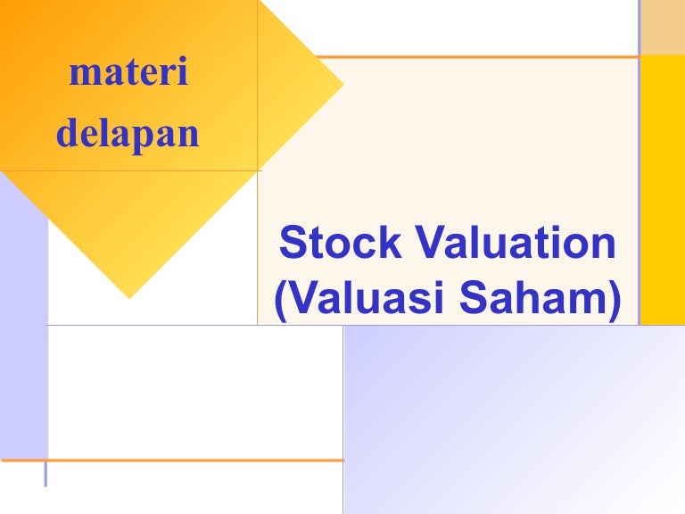 Stock Valuation
