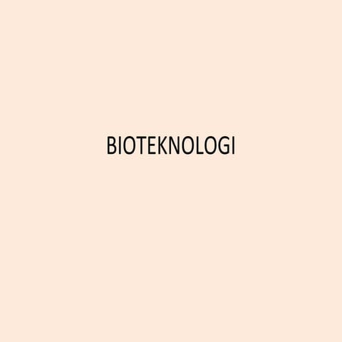 Materi bioteknologi