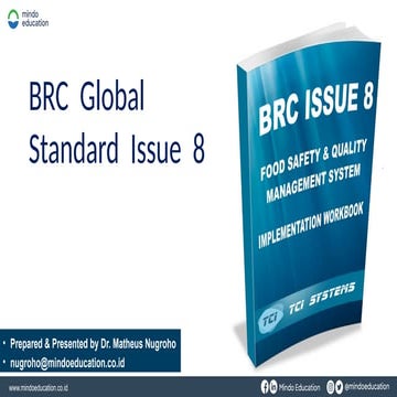 Food safety standard BRC for GRP to Concuments Nov 2021 | PPTX
