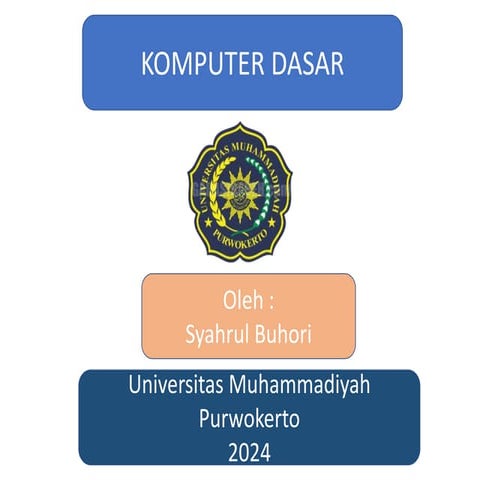 materikomputer dasar-dasar kkn sd kelas 6.ppt