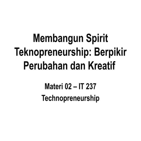 Perubahan dan Kreatifitas Perusahaan.pptx