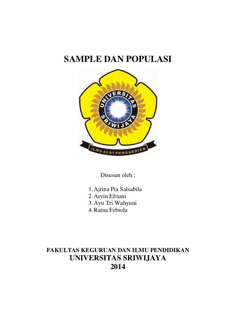 Makalah Sampel Dan Populasi