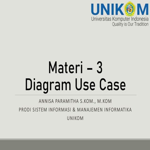 materi usecase diagram busienes actor ss