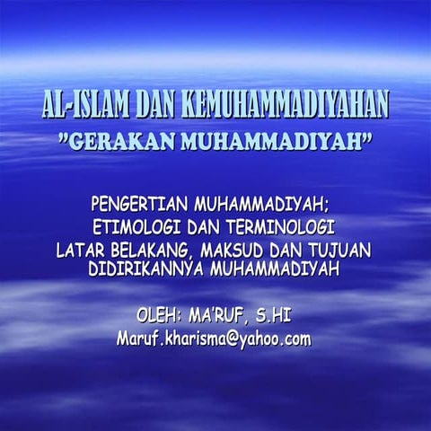 Gerakan Muhammadiyah