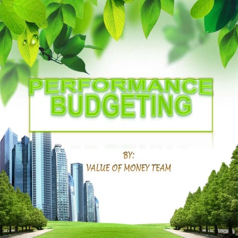 performance budgeting