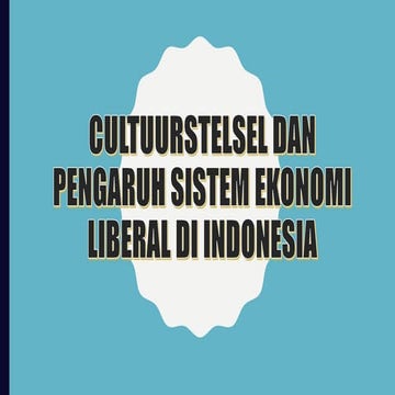 Materi 6 Pengaruh Sistem Ekonomi Liberal Indonesia.pptx