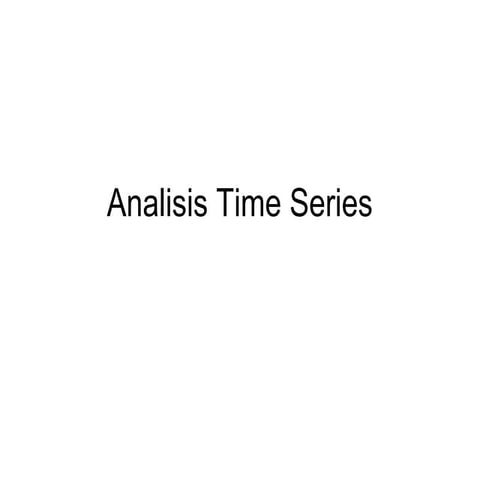 Materi 8 analisis time series