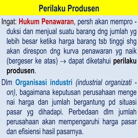 Materi 8 (perilaku produsen)