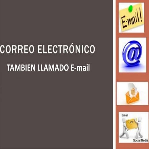 Materia correo electronico